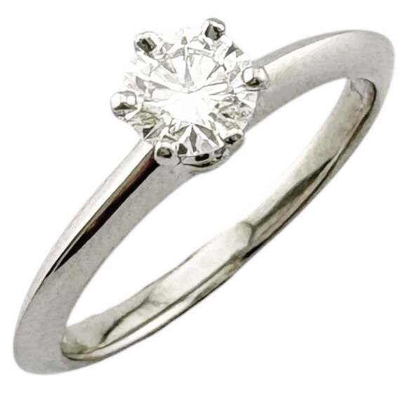 Certified Tiffany and Co. 2 Carat G VVS2 Oval Brilliant  TIFFANY Silver Diamond 2C Ring